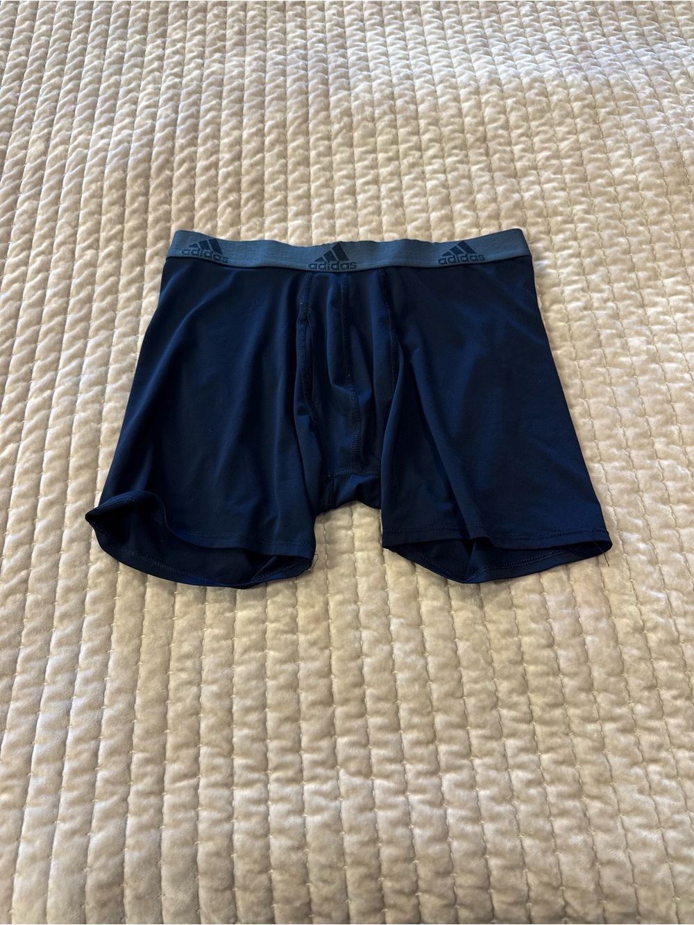 adidas Dark Blue Boxer Briefs with Branded Waistband